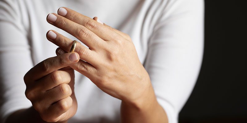 Signing a separation agreement